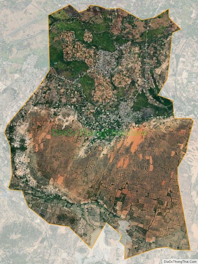 Bản đồ vệ tinh xã Phước Hải, huyện Ninh Phước