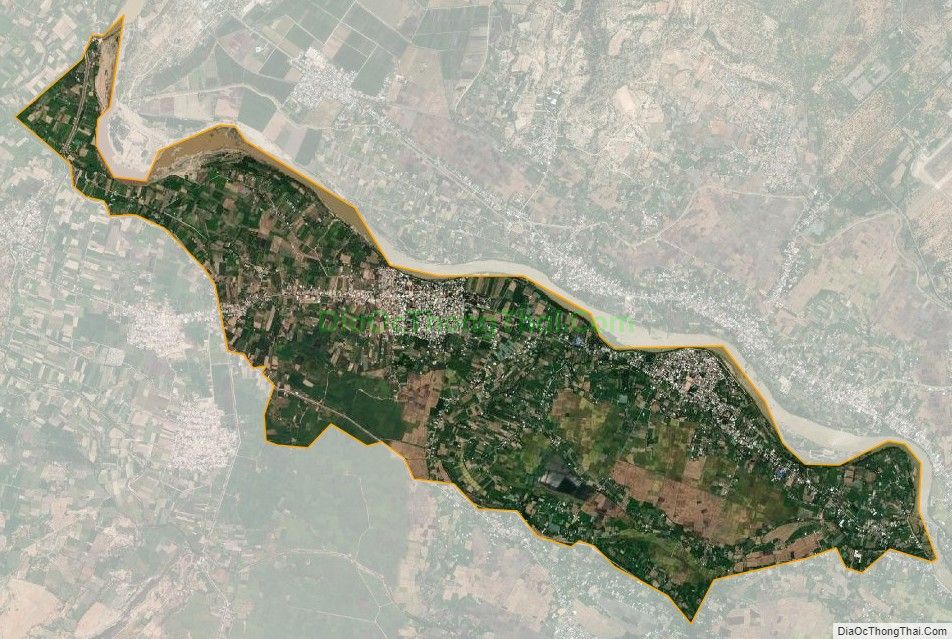 Bản đồ vệ tinh xã Phước Sơn, huyện Ninh Phước