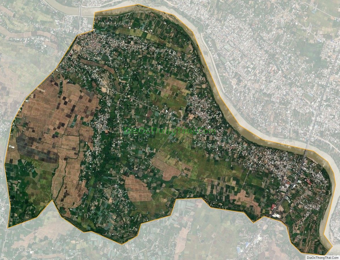 Bản đồ vệ tinh xã Phước Thuận, huyện Ninh Phước