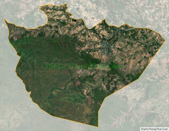 Bản đồ vệ tinh xã Hòa Sơn, huyện Ninh Sơn
