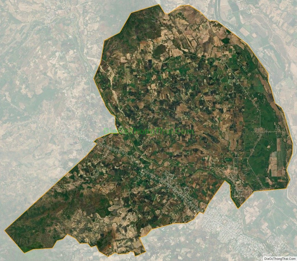 Bản đồ vệ tinh xã Lương Sơn, huyện Ninh Sơn