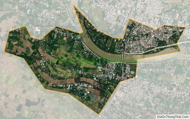 Bản đồ vệ tinh phường Bảo An, thành phố Phan Rang - Tháp Chàm