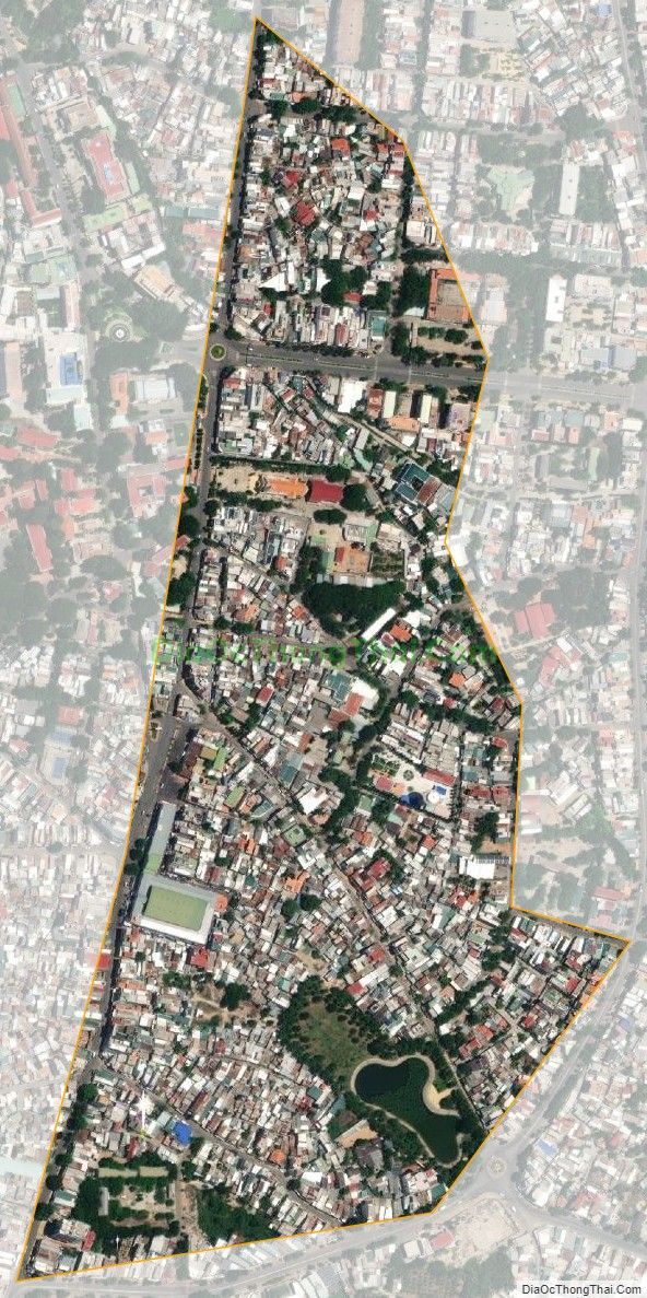 Bản đồ vệ tinh phường Kinh Dinh, thành phố Phan Rang - Tháp Chàm
