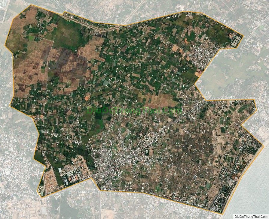 Bản đồ vệ tinh phường Văn Hải, thành phố Phan Rang - Tháp Chàm