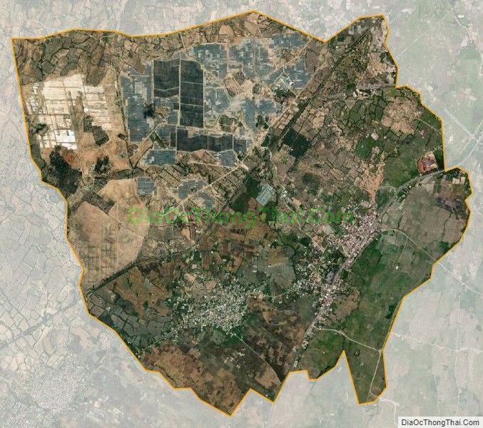 Bản đồ vệ tinh xã Bắc Phong, huyện Thuận Bắc