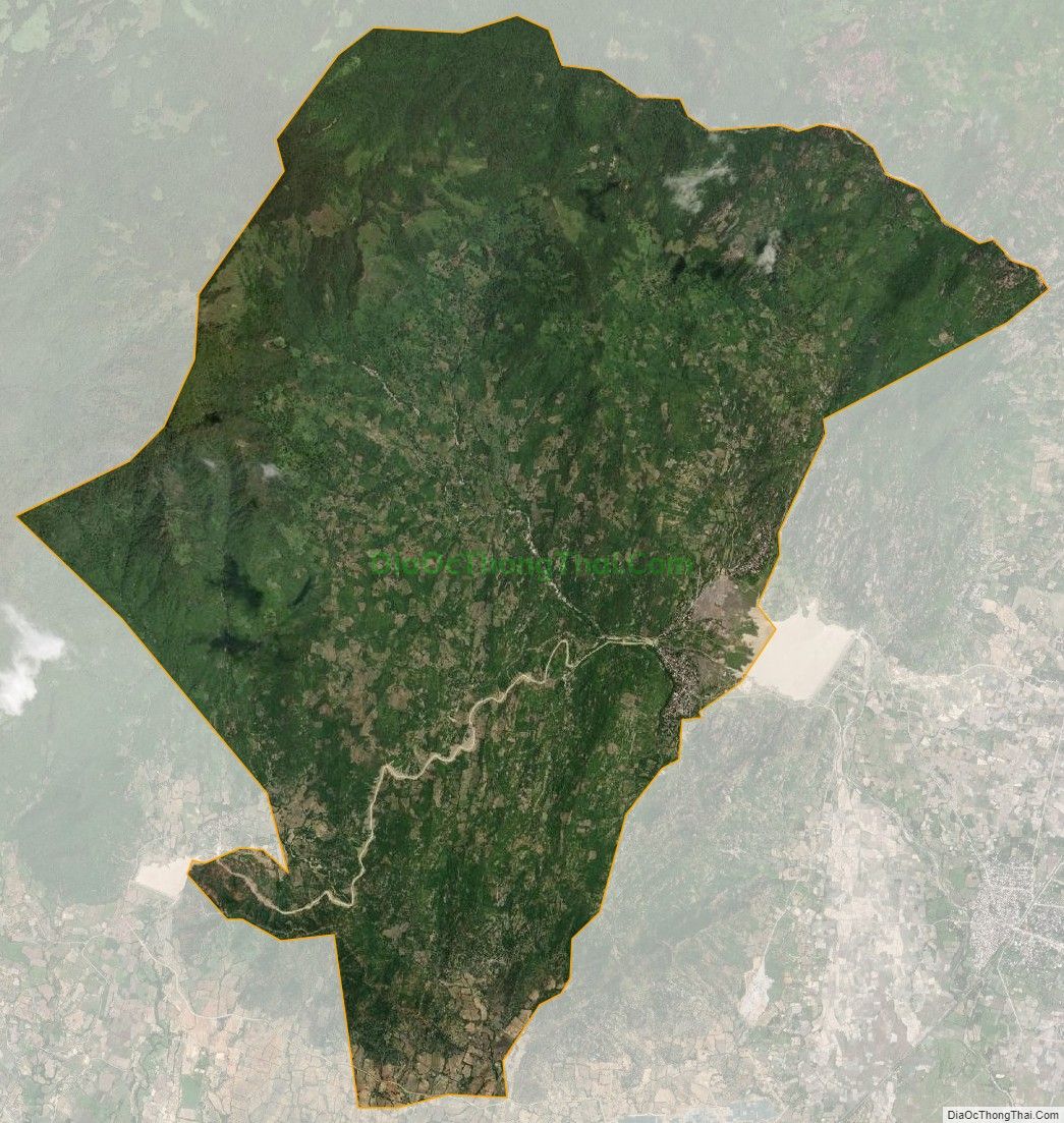 Bản đồ vệ tinh xã Phước Kháng, huyện Thuận Bắc