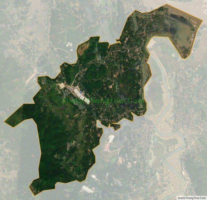 Bản đồ vệ tinh xã Đồng Lương, huyện Cẩm Khê