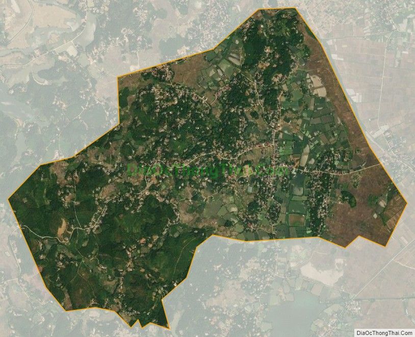 Bản đồ vệ tinh xã Thụy Liễu, huyện Cẩm Khê