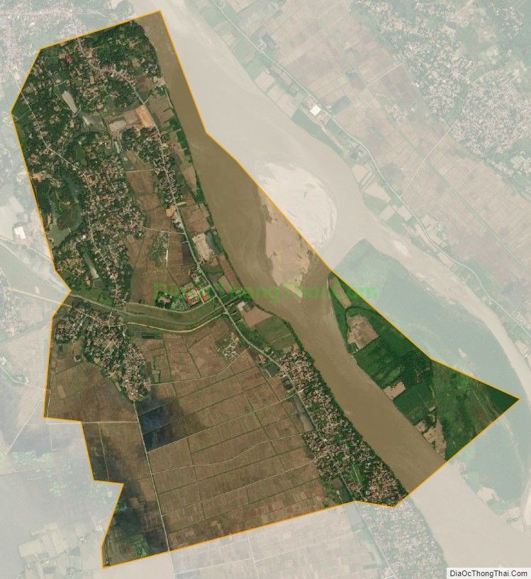 Bản đồ vệ tinh xã Tình Cương (cũ), huyện Cẩm Khê
