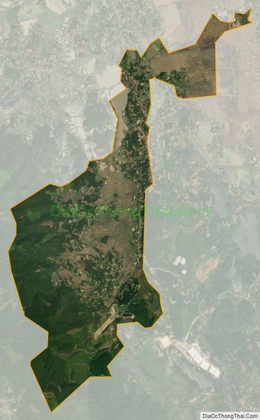Bản đồ vệ tinh xã Yên Dưỡng, huyện Cẩm Khê