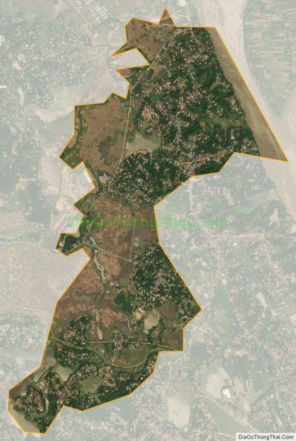 Bản đồ vệ tinh xã Yên Tập, huyện Cẩm Khê