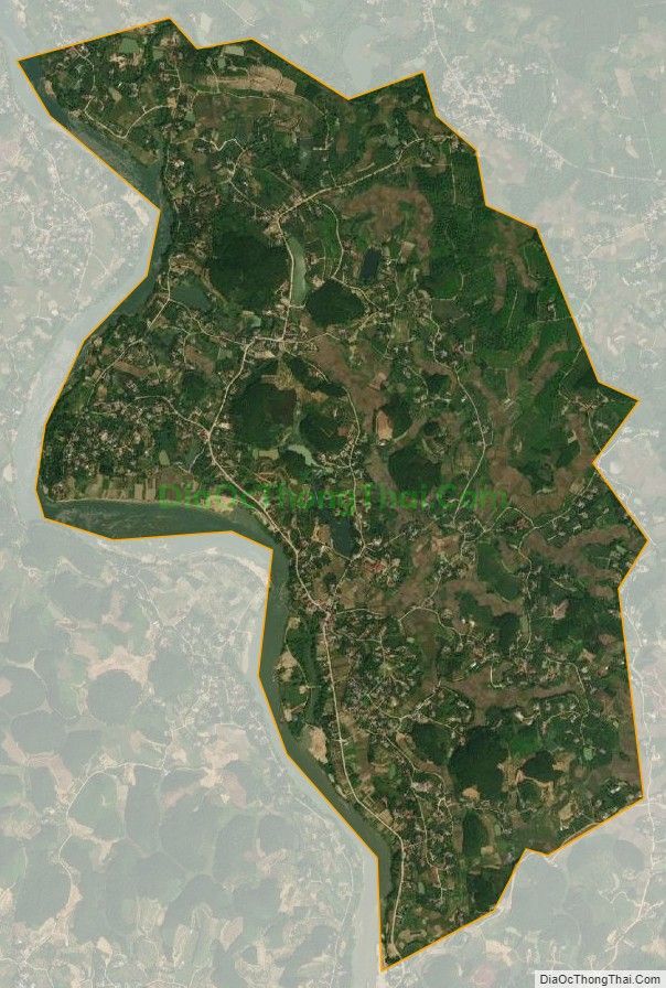 Bản đồ vệ tinh xã Đông Khê (cũ), huyện Đoan Hùng