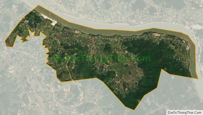 Bản đồ vệ tinh xã Hùng Long, huyện Đoan Hùng