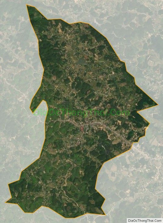 Bản đồ vệ tinh xã Tây Cốc, huyện Đoan Hùng