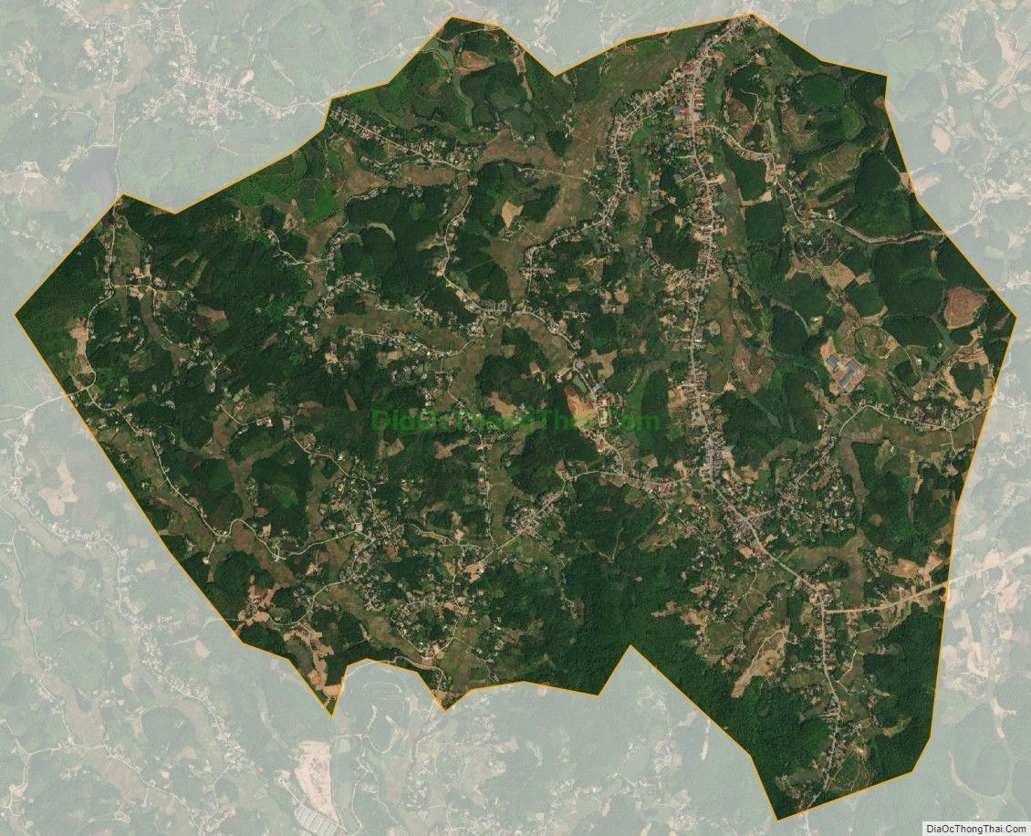 Bản đồ vệ tinh xã Tiêu Sơn, huyện Đoan Hùng