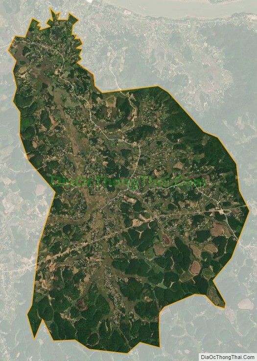 Bản đồ vệ tinh xã Vân Đồn, huyện Đoan Hùng