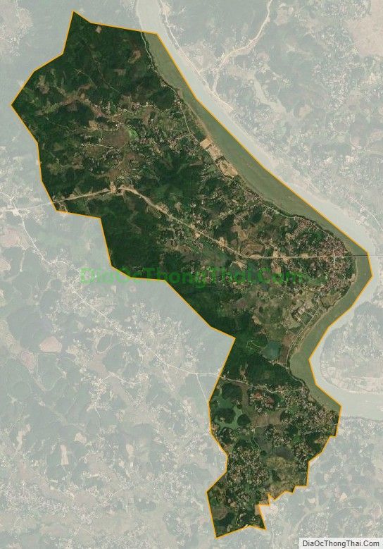 Bản đồ vệ tinh xã Vụ Quang, huyện Đoan Hùng