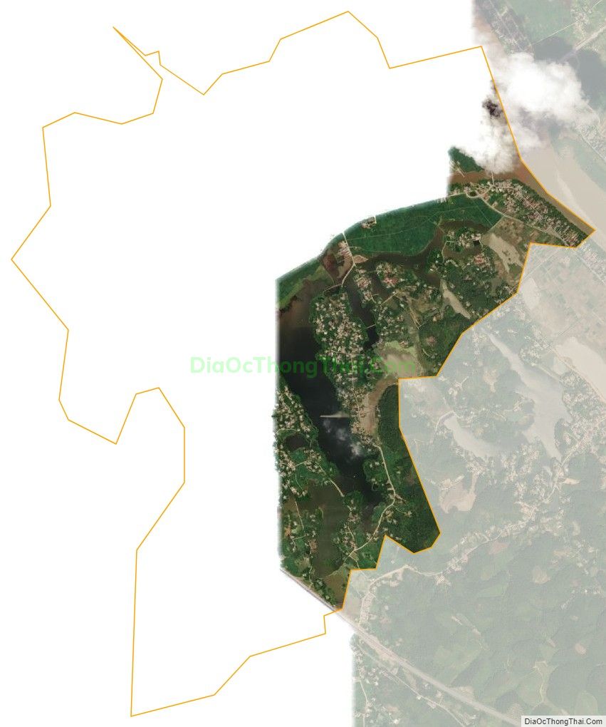 Bản đồ vệ tinh xã Bằng Giã, huyện Hạ Hòa