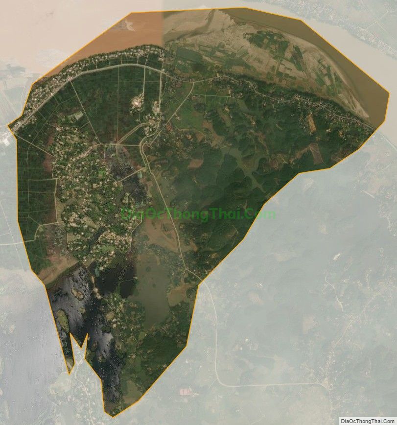 Bản đồ vệ tinh xã Động Lâm (cũ), huyện Hạ Hòa