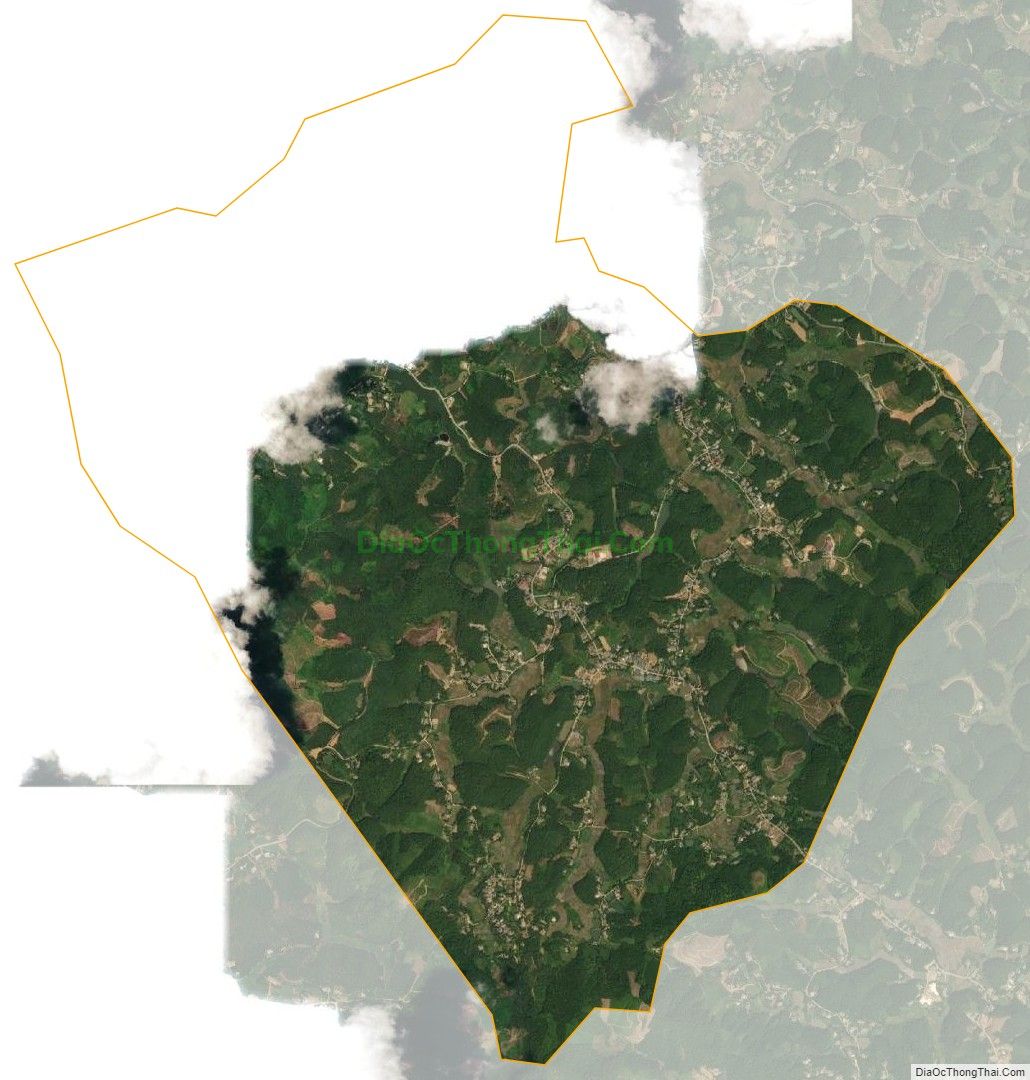Bản đồ vệ tinh xã Hà Lương, huyện Hạ Hòa
