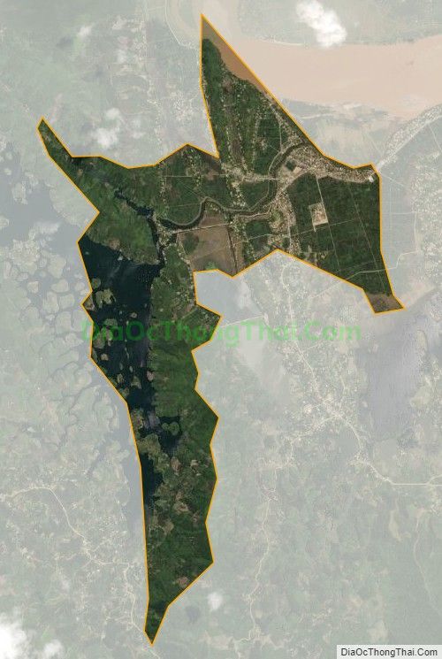Bản đồ vệ tinh xã Hiền Lương, huyện Hạ Hòa