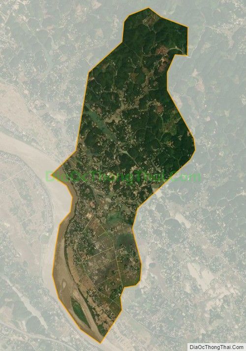 Bản đồ vệ tinh xã Lang Sơn, huyện Hạ Hòa