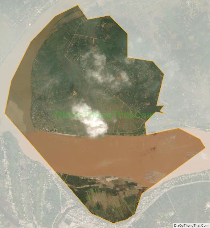 Bản đồ vệ tinh xã Liên Phương (cũ), huyện Hạ Hòa