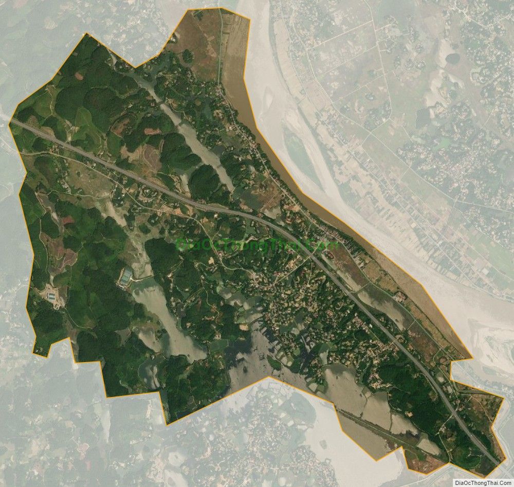 Bản đồ vệ tinh xã Minh Côi, huyện Hạ Hòa