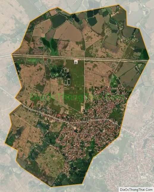 Bản đồ vệ tinh xã Sơn Dương (cũ), huyện Lâm Thao