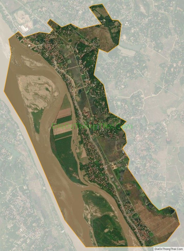 Bản đồ vệ tinh xã Xuân Huy, huyện Lâm Thao
