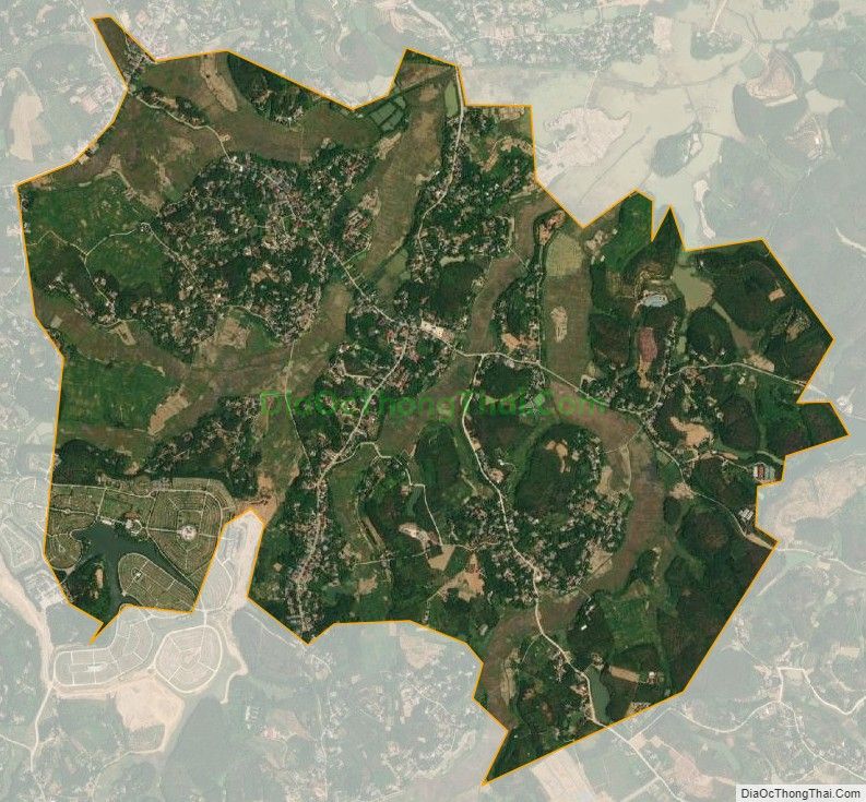Bản đồ vệ tinh xã Bảo Thanh, huyện Phù Ninh