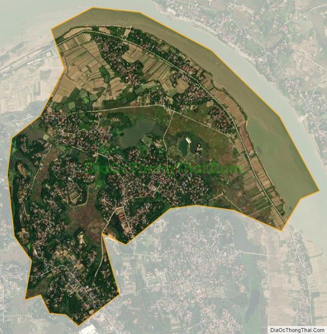 Bản đồ vệ tinh xã Bình Bộ (cũ), huyện Phù Ninh