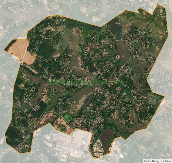Bản đồ vệ tinh xã Phú Nham, huyện Phù Ninh