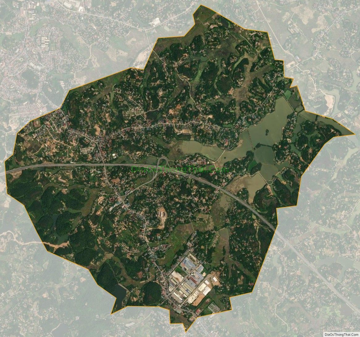 Bản đồ vệ tinh xã Phù Ninh, huyện Phù Ninh