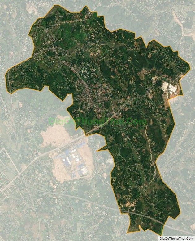 Bản đồ vệ tinh xã Phú Hộ, thị xã Phú Thọ