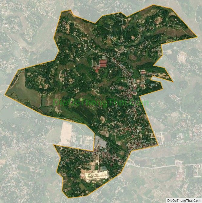 Bản đồ vệ tinh phường Thanh Vinh, thị xã Phú Thọ