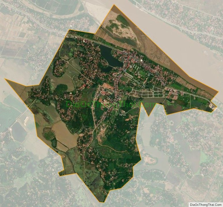 Bản đồ vệ tinh Thị trấn Hưng Hóa, huyện Tam Nông