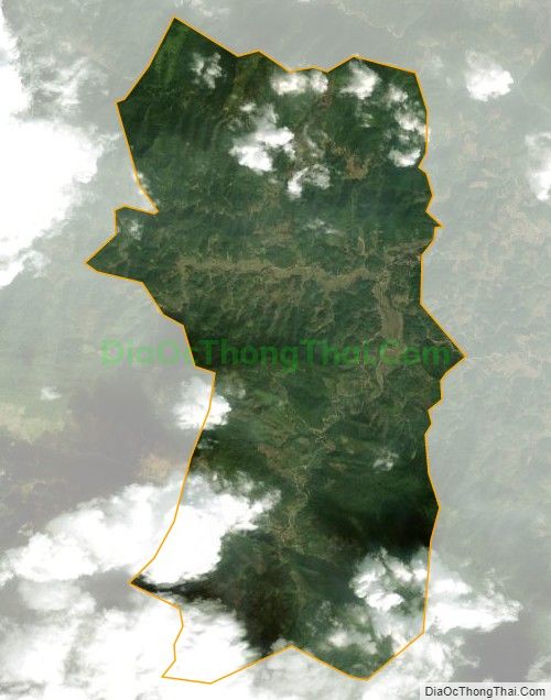 Bản đồ vệ tinh xã Đồng Sơn, huyện Tân Sơn