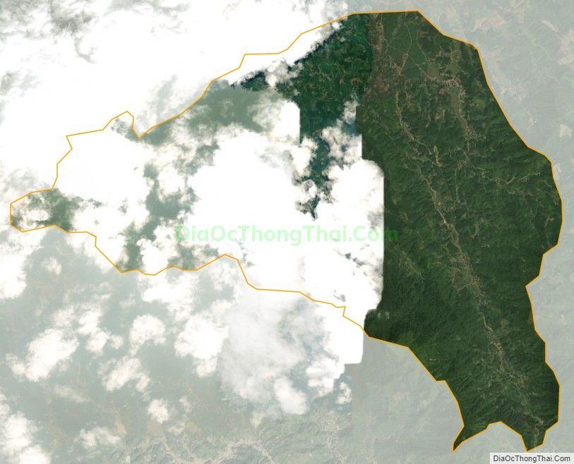 Bản đồ vệ tinh xã Kim Thượng, huyện Tân Sơn