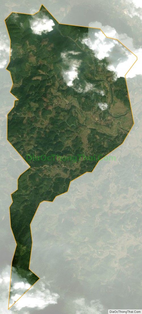Bản đồ vệ tinh xã Lai Đồng, huyện Tân Sơn