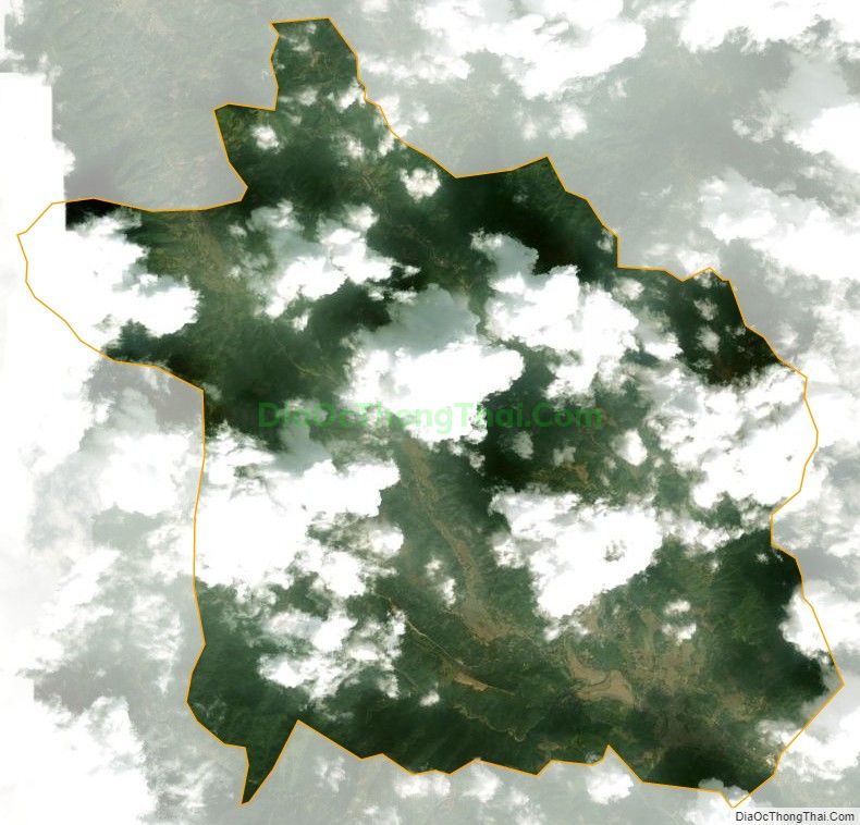 Bản đồ vệ tinh xã Thu Cúc, huyện Tân Sơn