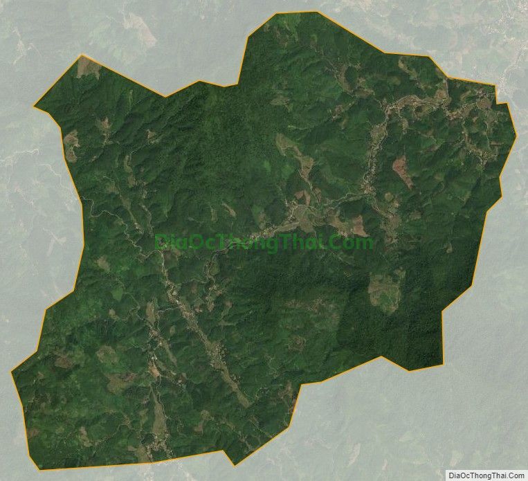 Bản đồ vệ tinh xã Vinh Tiền, huyện Tân Sơn
