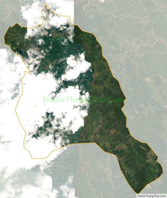 Bản đồ vệ tinh xã Xuân Đài, huyện Tân Sơn