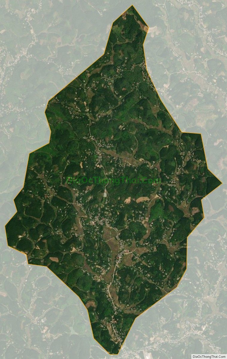 Bản đồ vệ tinh xã Đông Lĩnh, huyện Thanh Ba