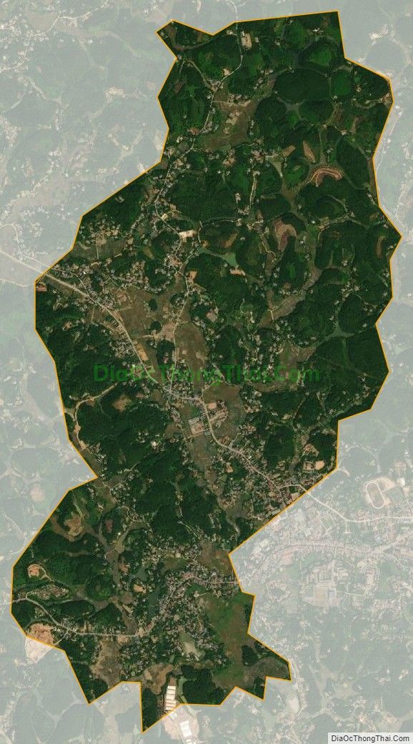 Bản đồ vệ tinh xã Đồng Xuân, huyện Thanh Ba
