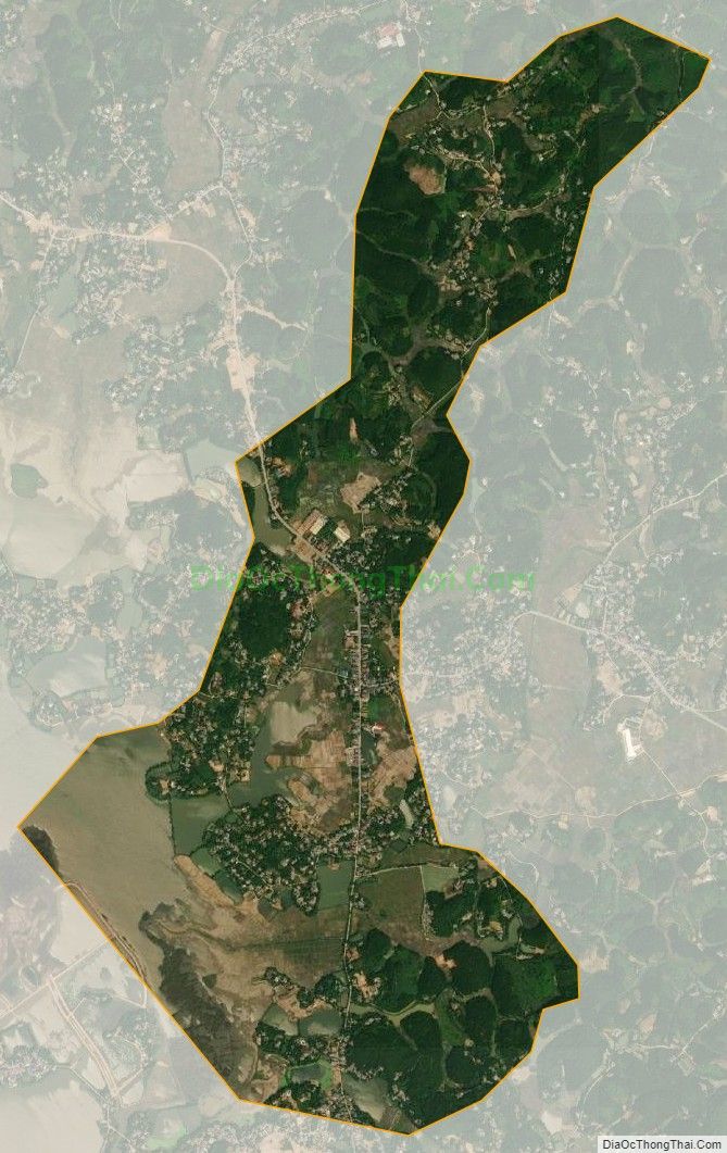 Bản đồ vệ tinh xã Hanh Cù, huyện Thanh Ba