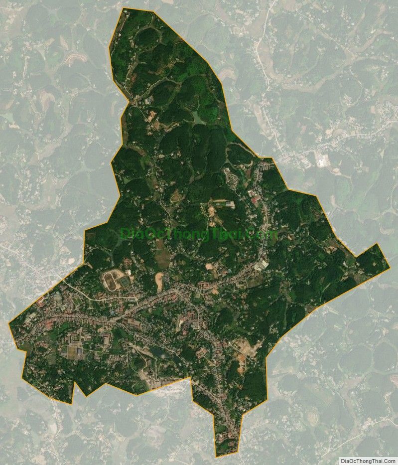 Bản đồ vệ tinh Thị trấn Thanh Ba, huyện Thanh Ba