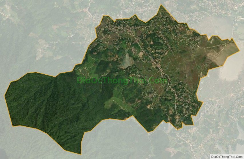 Bản đồ vệ tinh xã Cự Đồng, huyện Thanh Sơn
