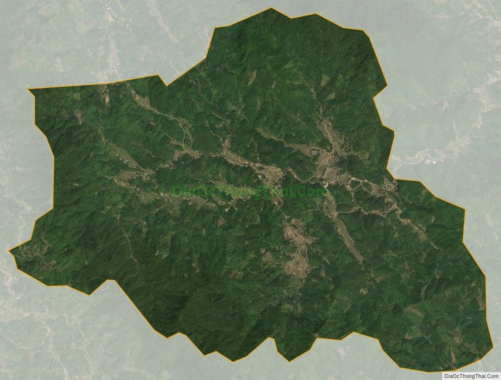 Bản đồ vệ tinh xã Đông Cửu, huyện Thanh Sơn