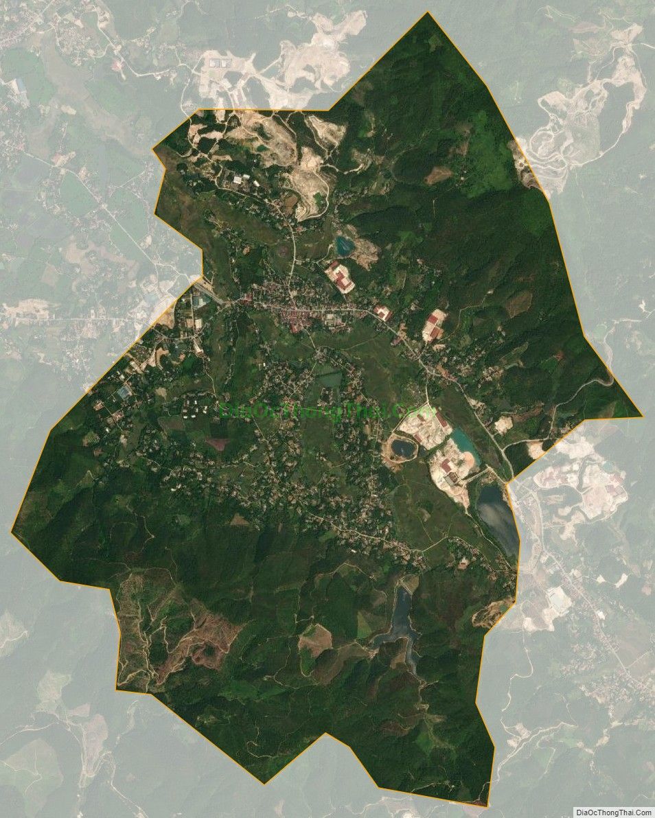 Bản đồ vệ tinh xã Giáp Lai, huyện Thanh Sơn